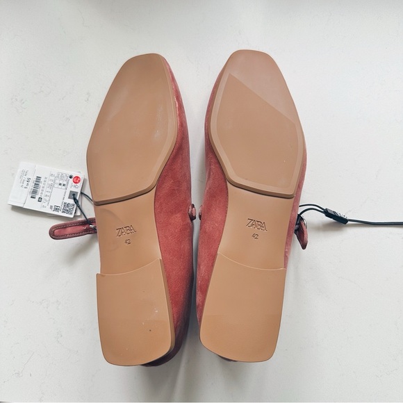 BRAND NEW - Zara Pink Flats - Size 11 - Picture 8 of 9